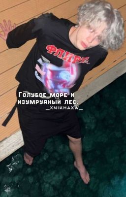 голубое море и изумрудный лес.