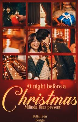 At night before a Christmas