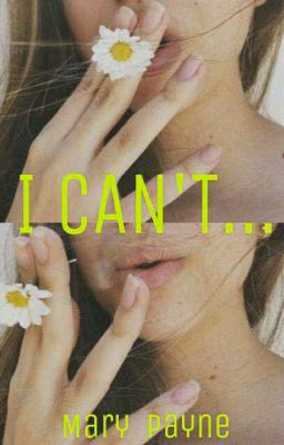 I can't...