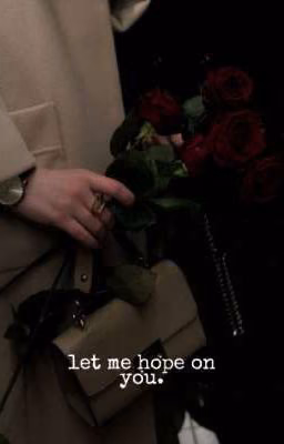 let me hope on you.