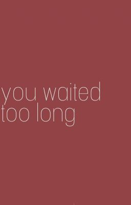 Ты слишком долго ждал [Закончен]