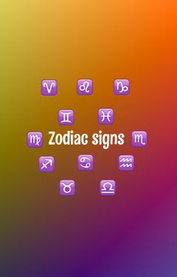 Zodiac signs