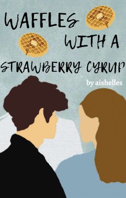 Вафли с клубничным сиропом