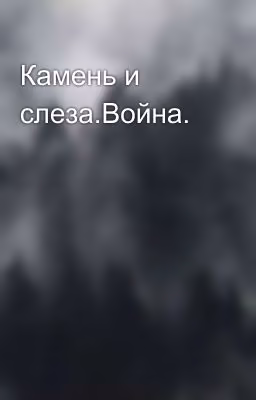 Камень и слеза.Война.