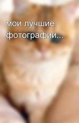 мои лучшие фотографии...