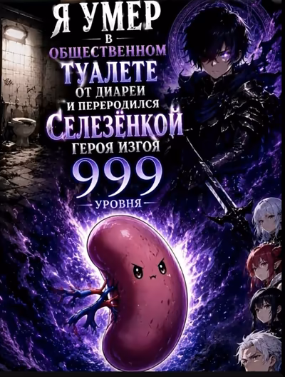 Я умер в общественном туалете и переродился селезёнкой героя изгоя 999 уровня