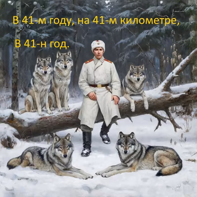 В 41-м году, на 41-м километре, в 41-н год.
