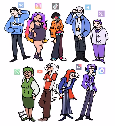 [reaction of messengers/реакции]