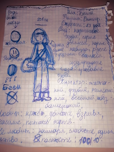 Анкета о Белле Винглер (строгий канон)