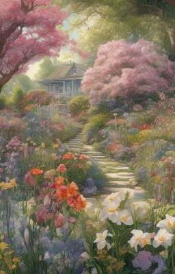 История в весеннем саду