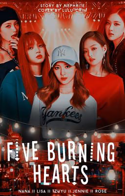 Five burning hearts