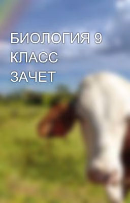 БИОЛОГИЯ 9 КЛАСС ЗАЧЕТ